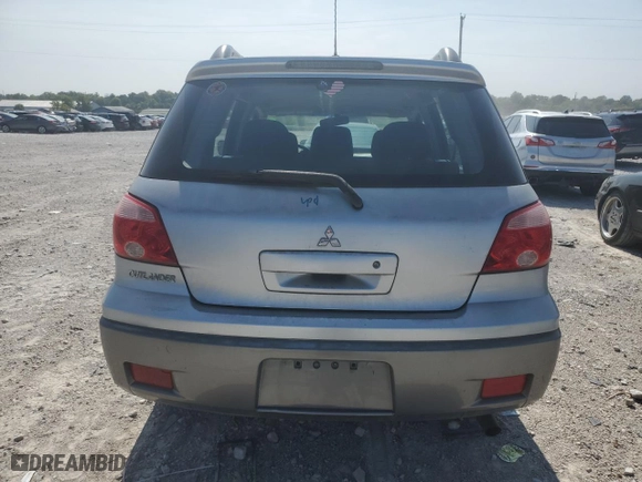 2005 Mitsubishi Outlander LS with VIN JA4LZ31F75U045373, listed as a Copart auction lot 68428764 with 158,960 mi miles and Salvage Title. Bid and sale history available at carsss.com. Image 6.