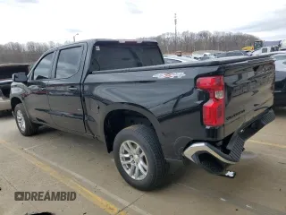 2021 Chevrolet Silverado 1500 LT with VIN 1GCUYDED2MZ262715, listed as a Copart auction lot 49122735 with 83,864 mi miles and Salvage Title. Bid and sale history available at carsss.com. Image 2.