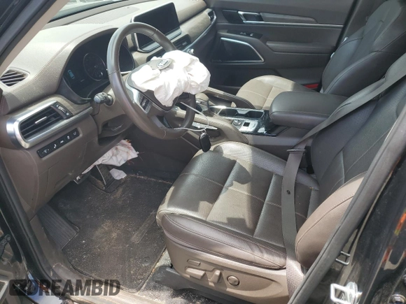 2021 Kia Telluride SX with VIN 5XYP54HC3MG134247, listed as a Copart auction lot 55259345 with 84,459 mi miles and Salvage title. Bid and sale history available at DreamBid. Image 7.