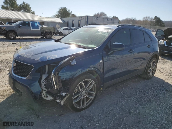 2019 Cadillac XT4 FWD Sport with VIN 1GYFZER4XKF148315, listed as a Copart auction lot 48422255 with 24,237 mi miles and Salvage Title. Bid and sale history available at carsss.com. Image 1.
