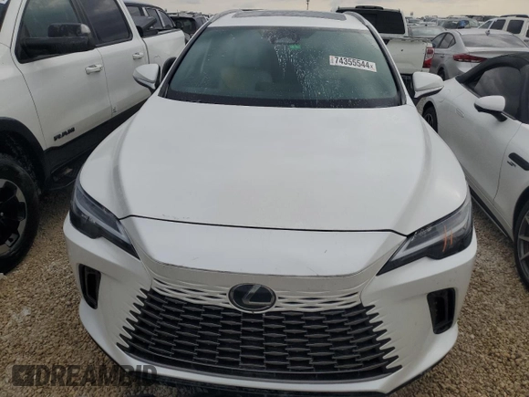 2024 Lexus RX with VIN 2T2BAMBA9RC042958, listed as a Copart auction lot 74355544 with 3,091 mi miles and Non Repairable. Bid and sale history available at carsss.com. Image 5.