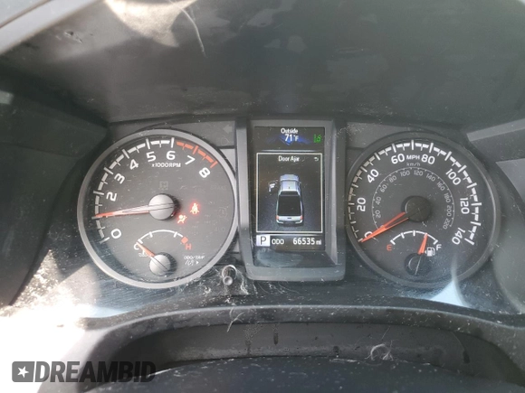 2022 Toyota Tacoma SR z VIN 3TYRZ5CN7NT021180, wystawiony jako Copart lot #52555875 z przebiegiem 66 535 mil mil oraz Nie do naprawy • Non repairable. Historia ofert i sprzedaży dostępna na DreamBid. Obrazek 9.