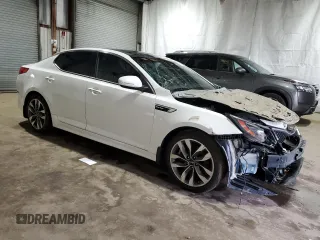 2015 Kia Optima SX Turbo with VIN 5XXGR4A61FG367091, listed as a Copart auction lot 50038995 with 106,003 mi miles and Clean Title. Bid and sale history available at carsss.com. Image 4.