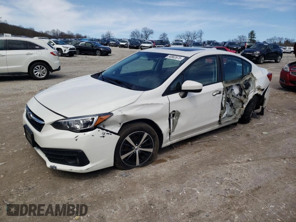 2020 Subaru Impreza Premium с VIN 4S3GKAD61L3603765, выставлен на аукционе Copart как лот 50862675 с пробегом 81 185 миль миль и Списание • Salvage title. История ставок и продаж доступна на DreamBid. Изображение 1.