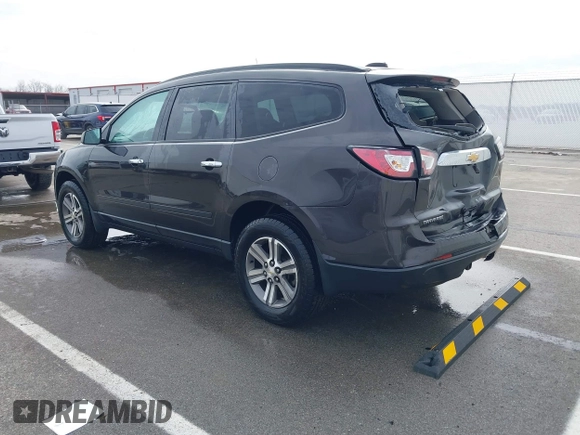 2017 Chevrolet Traverse LS with VIN 1GNKRFKD6HJ192586, listed as a IAAI auction lot 41694303 with 133,328 mi miles. Bid and sale history available at carsss.com. Image 3.
