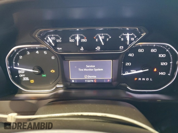 2021 GMC Sierra 1500 SLT with VIN 3GTP8DED1MG232165, listed as a Copart auction lot 76678214 with 112,274 mi miles and Clean title. Bid and sale history available at DreamBid. Image 9.
