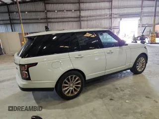 2019 Land Rover Range Rover HSE with VIN SALGS2SV0KA543688, listed as a Copart auction lot 63481945 with Not provided miles and Clean title. Bid and sale history available at DreamBid. Image 3.