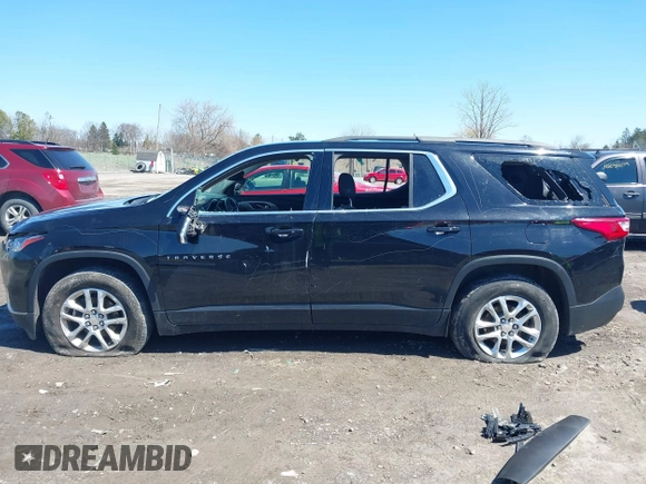 2019 Chevrolet Traverse LT Cloth with VIN 1GNEVGKW1KJ193586, listed as a IAAI auction lot 42044908 with 137,823 mi miles. Bid and sale history available at carsss.com. Image 15.