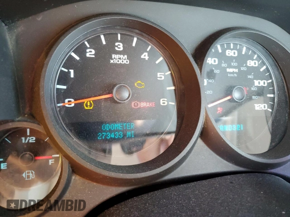 2010 Chevrolet Silverado 1500 LS with VIN 1GCSCREAXAZ224413, listed as a Copart auction lot 77963294 with 273,433 mi miles and Salvage Title. Bid and sale history available at DreamBid. Image 9.