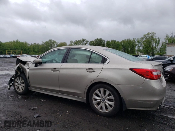 2015 Subaru Legacy Premium with VIN 4S3BNAC62F3017857, listed as a Copart auction lot 57997295 with 35,252 mi miles and Salvage title. Bid and sale history available at DreamBid. Image 2.