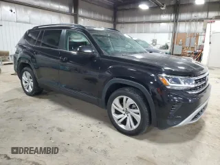 2021 Volkswagen Atlas SE with VIN 1V2HR2CA1MC538427, listed as a Copart auction lot 45491485 with 65,573 mi miles and Salvage title. Bid and sale history available at DreamBid. Image 4.