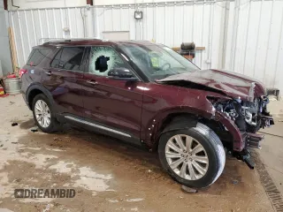 2022 Ford Explorer Limited with VIN 1FMSK8FH6NGB23620, listed as a Copart auction lot 41343345 with 50,318 mi miles and Salvage Title. Bid and sale history available at carsss.com. Image 4.