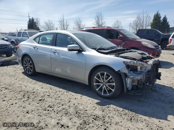 2018 Acura TLX with VIN 19UUB3F31JA002951, listed as a Copart auction lot 49897555 with 154,661 mi miles and Salvage Title. Bid and sale history available at carsss.com. Image 4.