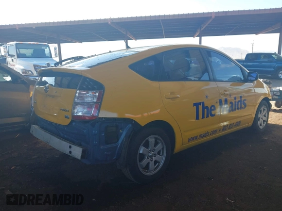 2005 Toyota Prius with VIN JTDKB20U557024908, listed as a IAAI auction lot 41743510 with 168,519 mi miles. Bid and sale history available at carsss.com. Image 4.