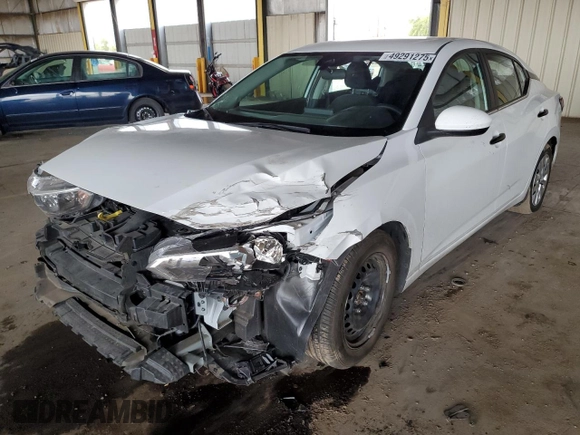2024 Nissan Sentra S with VIN 3N1AB8BV5RY292658, listed as a Copart auction lot 49291275 with 41,390 mi miles and Salvage Title. Bid and sale history available at carsss.com. Image 1.