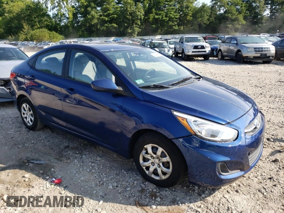 2015 Hyundai Accent GLS with VIN KMHCT4AE6FU893679, listed as a Copart auction lot 63344473 with Not Provided miles and . Bid and sale history available at DreamBid. Image 4.