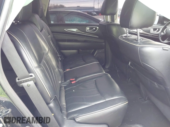 2017 Infiniti QX60 with VIN 5N1DL0MM2HC554832, listed as a IAAI auction lot 41664376 with 109,556 mi miles and . Bid and sale history available at DreamBid. Image 8.