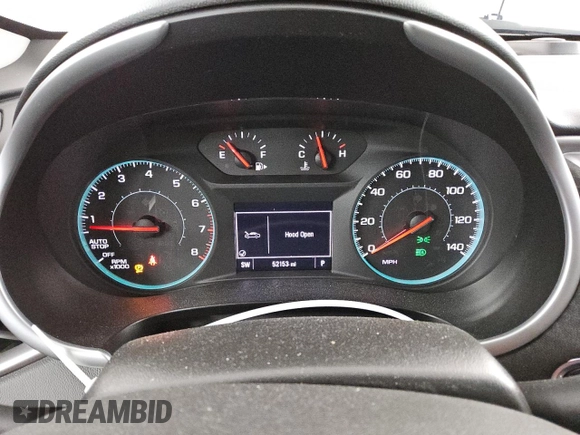 2023 Chevrolet Malibu LT with VIN 1G1ZD5ST8PF201130, listed as a Copart auction lot 54550695 with 52,153 mi miles and Clean Title. Bid and sale history available at DreamBid. Image 9.
