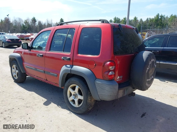 2007 Jeep Liberty Sport with VIN 1J4GL48K67W646261, listed as a IAAI auction lot 41913458 with 204,553 mi miles. Bid and sale history available at carsss.com. Image 3.