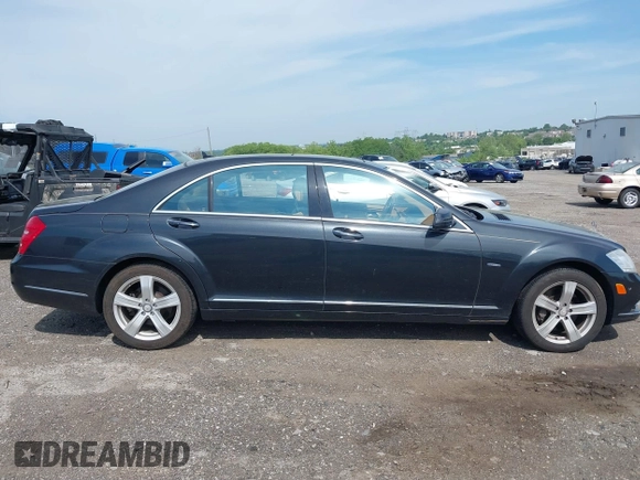 2012 Mercedes-Benz S 550 with VIN WDDNG9EBXCA438416, listed as a IAAI auction lot 42238052 with 161,589 mi miles and . Bid and sale history available at DreamBid. Image 12.