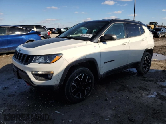 2020 Jeep Compass Trailhawk with VIN 3C4NJDDB6LT171963, listed as a Copart auction lot 47543425 with 78,720 mi miles and Salvage Title. Bid and sale history available at carsss.com. Image 1.