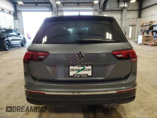 2024 Volkswagen Tiguan S with VIN 3VVRB7AX9RM198790, listed as a Copart auction lot 44741355 with 0 mi miles and Salvage Title. Bid and sale history available at carsss.com. Image 6.