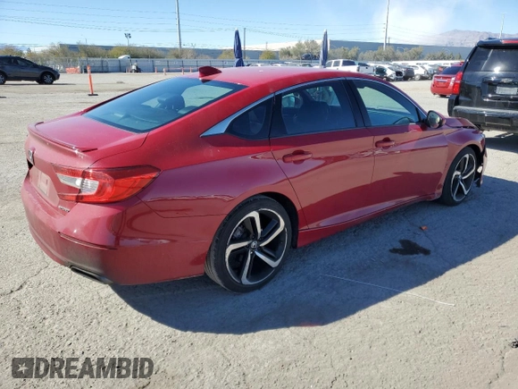 2018 Honda Accord Sedan Sport 1.5T with VIN 1HGCV1F39JA190240, listed as a Copart auction lot 46372735 with 148,929 mi miles and Salvage Title. Bid and sale history available at carsss.com. Image 3.