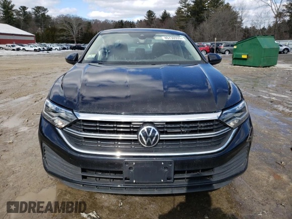 2023 Volkswagen Jetta SE with VIN 3VW7M7BU1PM036442, listed as a Copart auction lot 46730935 with 17,385 mi miles and Salvage title. Bid and sale history available at DreamBid. Image 5.