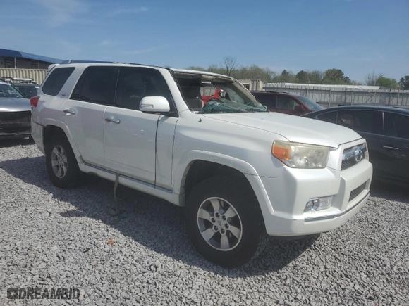 2011 Toyota 4Runner SR5 with VIN JTEZU5JR6B5027629, listed as a Copart auction lot 51328975 with 220,910 mi miles and Salvage Title. Bid and sale history available at carsss.com. Image 4.
