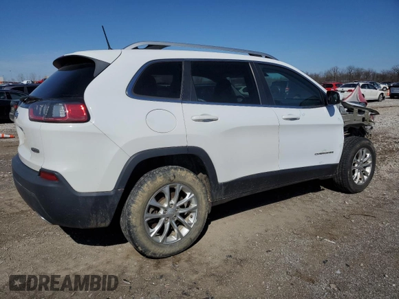 2019 Jeep Cherokee Latitude with VIN 1C4PJMCX5KD172807, listed as a Copart auction lot 48664415 with 128,396 mi miles and Salvage Title. Bid and sale history available at carsss.com. Image 3.