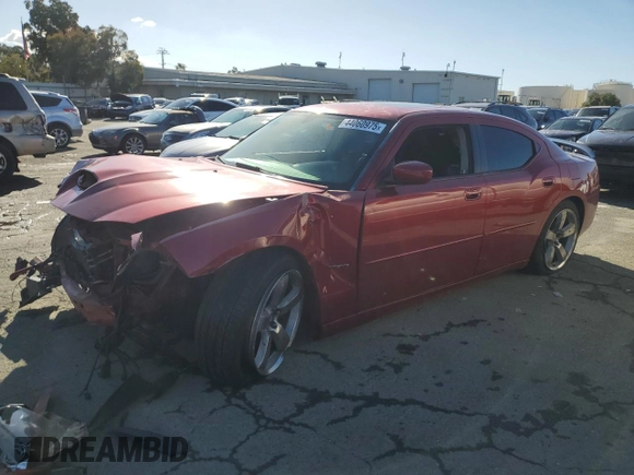 2006 Dodge Charger SRT-8 with VIN 2B3KA73W66H283699, listed as a Copart auction lot 44060975 with 126,105 mi miles and Salvage Title. Bid and sale history available at DreamBid. Image 1.