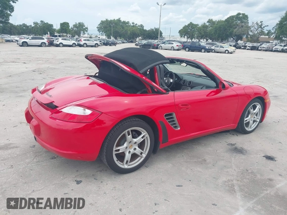2006 Porsche Boxster with VIN WP0CA29866U712142, listed as a IAAI auction lot 42423093 with 57,057 mi miles and . Bid and sale history available at DreamBid. Image 4.