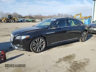 2019 Lincoln Continental Select with VIN 1LN6L9TK0K5601896, listed as a Copart auction lot 50709405 with 48,302 mi miles and Salvage Title. Bid and sale history available at carsss.com. Image 1.