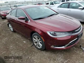 2015 Chrysler 200 C with VIN 1C3CCCCB5FN662241, listed as a Copart auction lot 53702975 with 68,597 mi miles and Salvage Title. Bid and sale history available at DreamBid. Image 4.