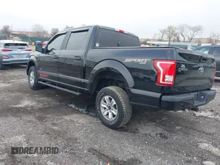 2016 Ford F-150 XLT with VIN 1FTEW1EP6GFC96021, listed as a IAAI auction lot 41878939 with 87,049 mi miles. Bid and sale history available at carsss.com. Image 3.