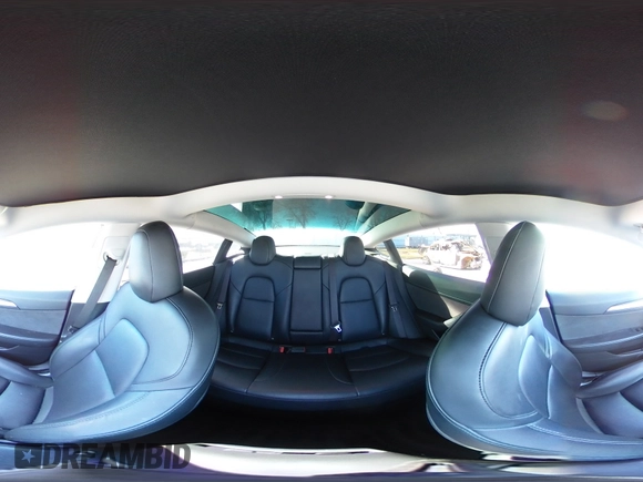 2022 Tesla Model 3 with VIN 5YJ3E1EAXNF360200, listed as a Copart auction lot 44463735 with 86,880 mi miles and Salvage Title. Bid and sale history available at DreamBid. Image 13.