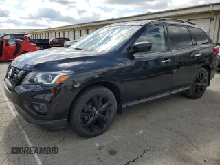2018 Nissan Pathfinder SL z VIN 5N1DR2MM2JC627360, wystawiony jako Copart lot #55961395 z przebiegiem 146 453 mil mil oraz Szkoda całkowita • Salvage title. Historia ofert i sprzedaży dostępna na DreamBid. Obrazek 1.