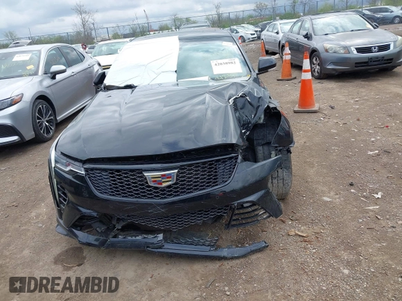 2023 Cadillac CT4-V Blackwing with VIN 1G6DL5RP9P0410802, listed as a IAAI auction lot 42038982 with 21,257 mi miles and . Bid and sale history available at DreamBid. Image 12.