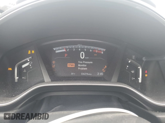 2019 Honda CR-V EX with VIN 2HKRW2H50KH673989, listed as a Copart auction lot 49255695 with 36,278 mi miles and Salvage Title. Bid and sale history available at DreamBid. Image 9.