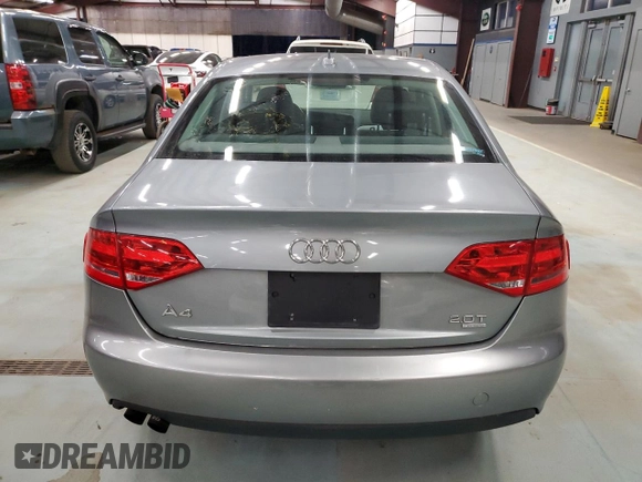 2010 Audi A4 2.0T Premium with VIN WAUBFAFL5AN069850, listed as a Copart auction lot 89161325 with 89,967 mi miles and Clean Title. Bid and sale history available at carsss.com. Image 6.