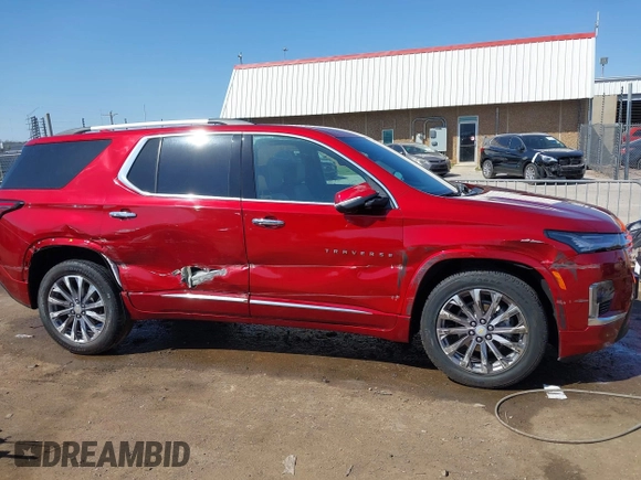 2023 Chevrolet Traverse Premier with VIN 1GNERKKW1PJ114299, listed as a IAAI auction lot 41963796 with 49,922 mi miles and . Bid and sale history available at DreamBid. Image 13.