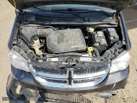 2015 Dodge Grand Caravan SXT with VIN 2C4RDGCG6FR543428, listed as a Copart auction lot 50823115 with 127,659 mi miles and Salvage Title. Bid and sale history available at carsss.com. Image 12.