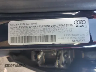 2004 Audi A6 3.0L with VIN WAULT64B94N040666, listed as a Copart auction lot 81099064 with 148,938 mi miles and Clean Title. Bid and sale history available at carsss.com. Image 12.