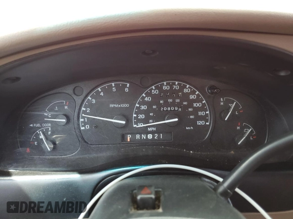 2001 Ford Ranger XL Fleet with VIN 1FTZR15E21PB15604, listed as a Copart auction lot 57746645 with 208,098 mi miles and Salvage title. Bid and sale history available at DreamBid. Image 9.