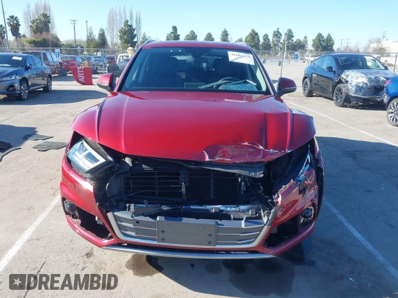 2018 Audi Q5 Prestige with VIN WA1CNBFY7J2133023, listed as a IAAI auction lot 41687379 with 55,646 mi miles and . Bid and sale history available at DreamBid. Image 12.