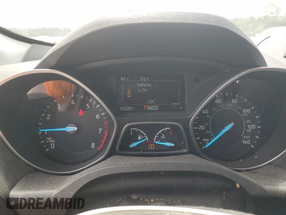2018 Ford Escape Titanium with VIN 1FMCU0J99JUA06741, listed as a Copart auction lot 55782195 with 103,392 mi miles and Salvage title. Bid and sale history available at DreamBid. Image 9.