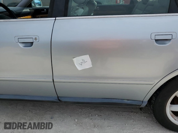 1998 Audi A4 with VIN WAUED28D7WA102408, listed as a Copart auction lot 77905754 with Not provided miles and Non repairable. Bid and sale history available at DreamBid. Image 12.