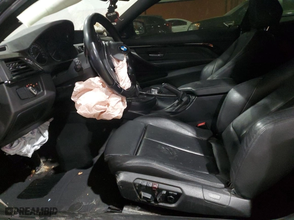 2015 BMW 4 Series 435i xDrive with VIN WBA3R5C57FK372646, listed as a Copart auction lot 84455784 with 0 mi miles and Salvage Title. Bid and sale history available at carsss.com. Image 7.