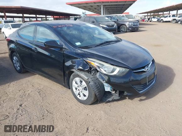 2016 Hyundai Elantra SE z VIN 5NPDH4AE0GH742388, wystawiony jako IAAI lot #41590689 z przebiegiem 114 428 mil mil oraz . Historia ofert i sprzedaży dostępna na DreamBid. Obrazek 1.