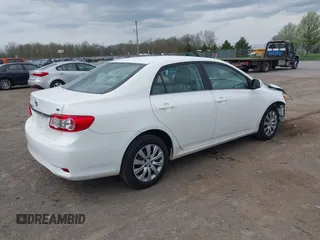 2013 Toyota Corolla L with VIN 2T1BU4EE7DC046672, listed as a IAAI auction lot 42142984 with 144,762 mi miles. Bid and sale history available at carsss.com. Image 4.